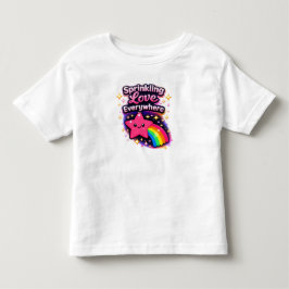 Ösa kärlek överallt 2– Söt liten flicka T Shirt