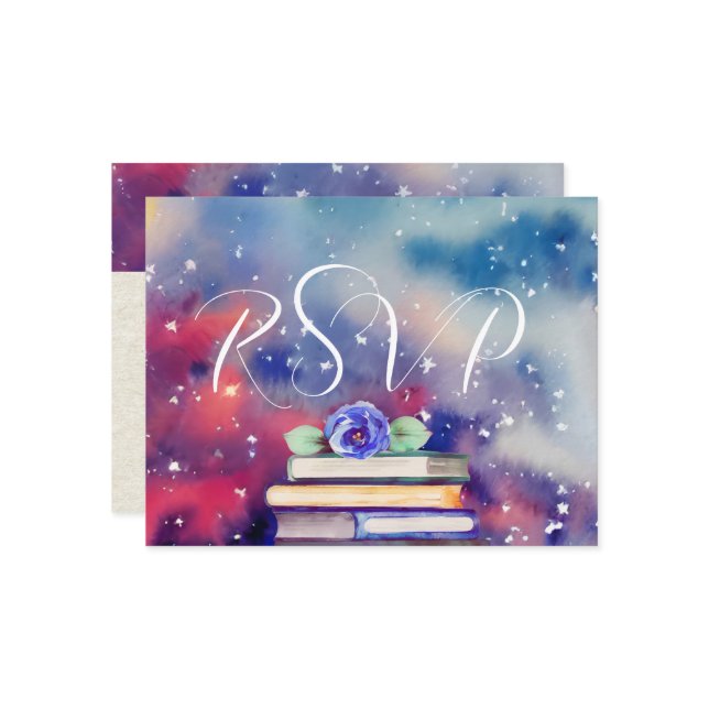 OSA Kinly Reply Watercolor Bokar Lila Bröllop (Fram/Back In Situ)