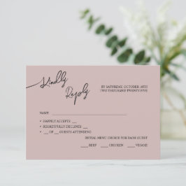 OSA kort Boho-chic bröllop, pastel färg.