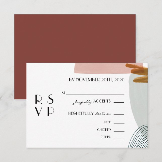 OSA kort för abstraktens hölje (Fram/baksida)