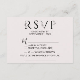 OSA kort för begäran om blommigt Sång