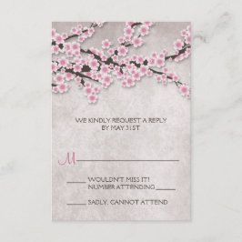 OSA kort för Blommar av Rustit Rosa Cherry