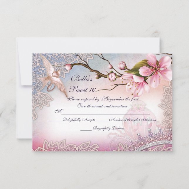 OSA kort för inbjudningar (Framsida)