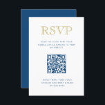 OSA kort för QR-kod för Guld-Lodrät i Elegant<br><div class="desc">Det här trendiget infogar kortets text med fetstil på framsidan tillsammans med din anpassade QR-kod. Lägg till texten med hjälp av mallformuläret. Ändra teckensnitt,  layout och färg på den avancerade redigeringsmenyn.</div>