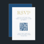OSA kort för QR-kod för Guld-Lodrät i Elegant<br><div class="desc">Det här trendiget infogar kortets text med fetstil på framsidan tillsammans med din anpassade QR-kod. Lägg till texten med hjälp av mallformuläret. Ändra teckensnitt,  layout och färg på den avancerade redigeringsmenyn.</div>