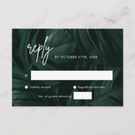 OSA kort för tropisk destination bröllop