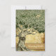 OSA kort för vintage bröllop för landOakträd (Front)