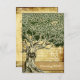 OSA kort för vintage bröllop för landOakträd (Front/Back)