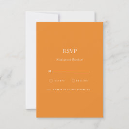 OSA kort för vit elegant och Orange