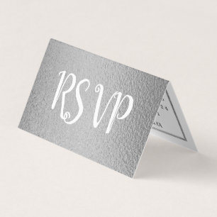 OSA kort Modern Silver Foil Calendar