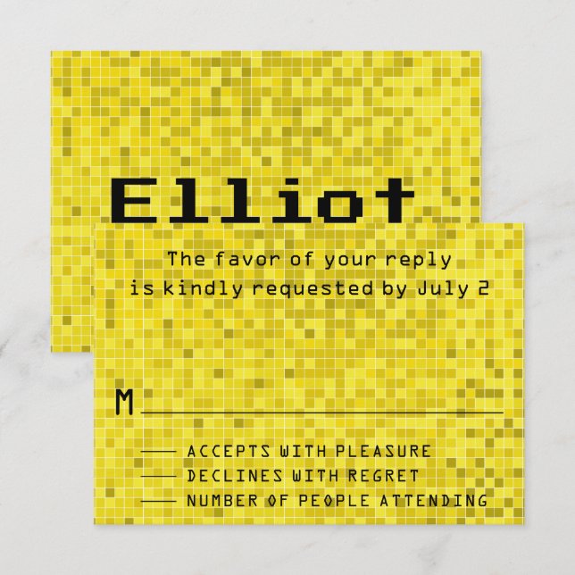 OSA kort om Bat mitzvah höljen i pub (Fram/baksida)