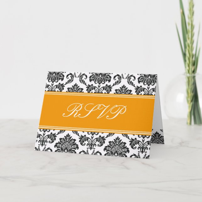 OSA kort orange Damask (Framsida)
