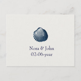 OSA kort på strandbröllop