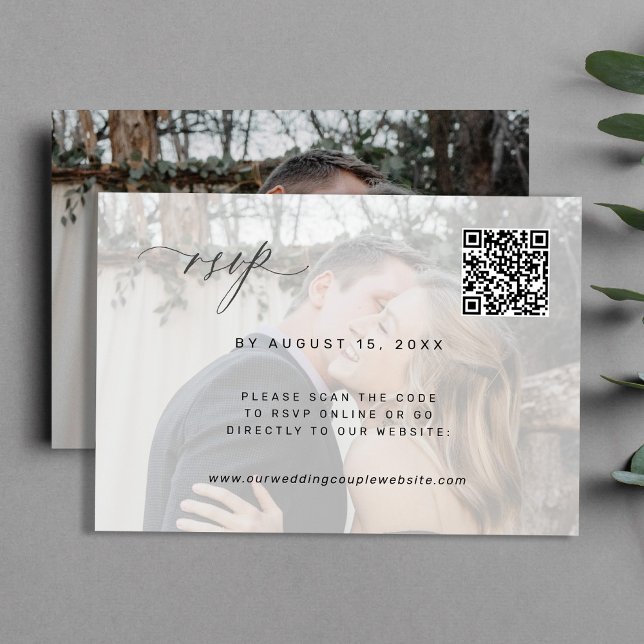 OSA kort på svar på fråga om QR-fotot elegant bröl (Skapare uppladdad)