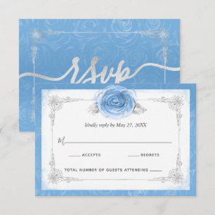 OSA kort silver och Bahama Blue Ro Elegant