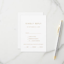OSA kort Val av chic Guld-typografi