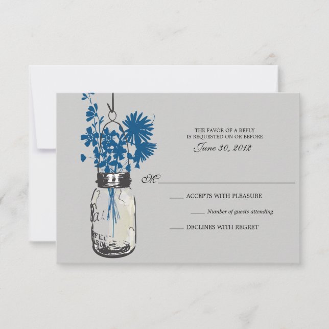 OSA kort Vild Flowers & Mason Burk (Framsida)