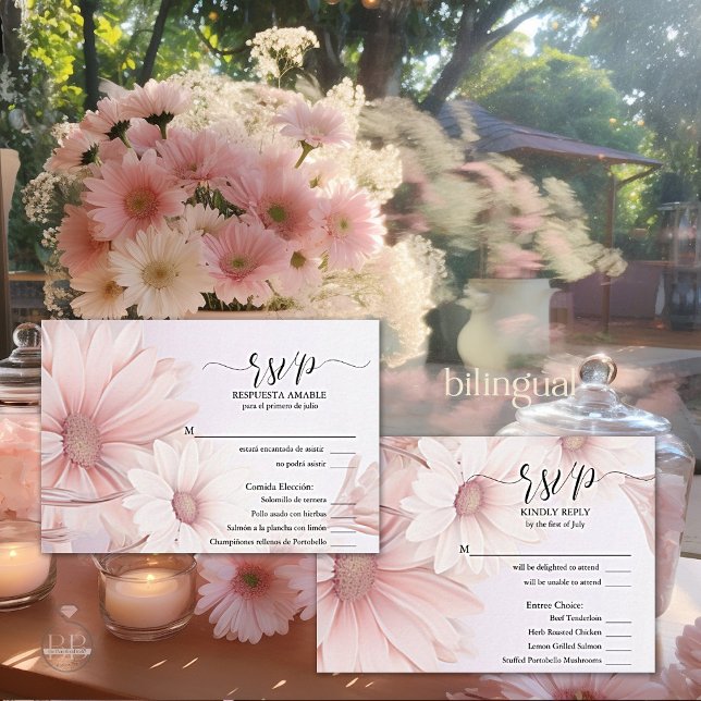 OSA Margarita rosa elegante Kort (Skapare uppladdad)