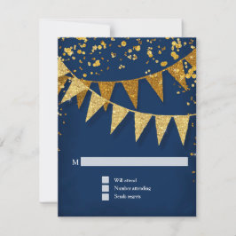 OSA Modern Pennant Banner w Glitter Confetti