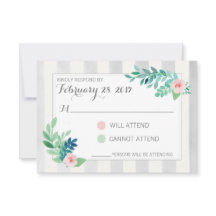 OSA Modern Rand & Bohemian Watercolor Blommigt