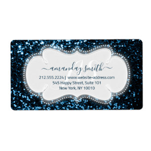 OSA Möhippa Sweet Monogram Bröllop Blue Navy Fraktsedel