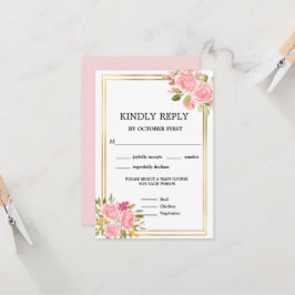 OSA om Blommigt av måltider för rosa  Inbjudningar