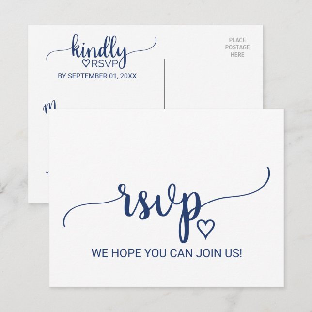 Osa om enkel kapsel för begäran om Sång Inbjudan Vykort (Fram/baksida)