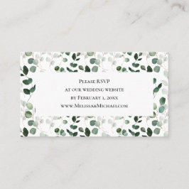 Osa på Botanias Grey Bröllop webbplats Visitkort