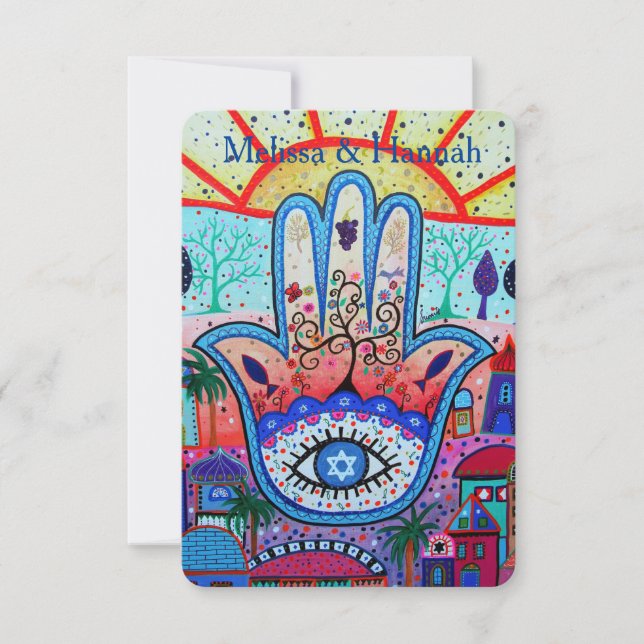 OSA Pub Fladdermus B'nai B'not Beach Theme Responc Kort (Framsida)