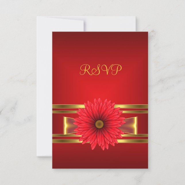 OSA Red Flower Guld Red Bow 40:e födelsedagen (Framsida)