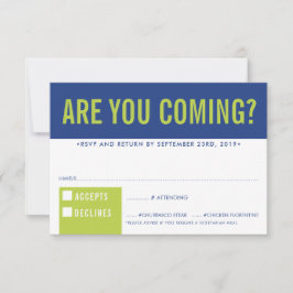 OSA REPLY roligt SVAR fet block royal blått kalk