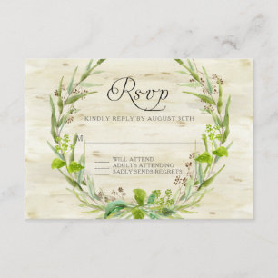 OSA Response BOHO Rustic Forest Löv Seeds Wandeans Kort