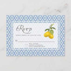 OSA Response BOHO Rustic Lemon Trellis Blommigt Ar Kort