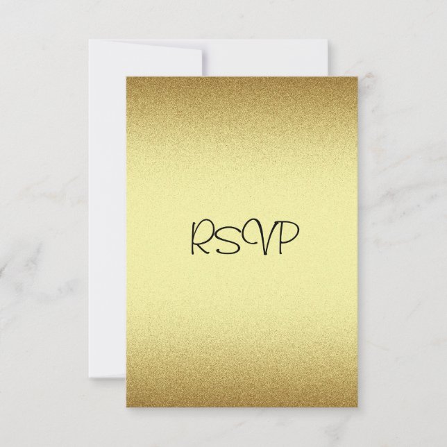 OSA Response Card all Events Elegant Guld (Framsida)