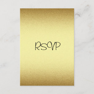 OSA Response Card all Events Elegant Guld Kort