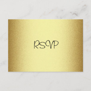 OSA Response Card all Events Elegant Guld Kort