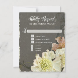 OSA Response Cards Söt Modern Blunda blomning Kort