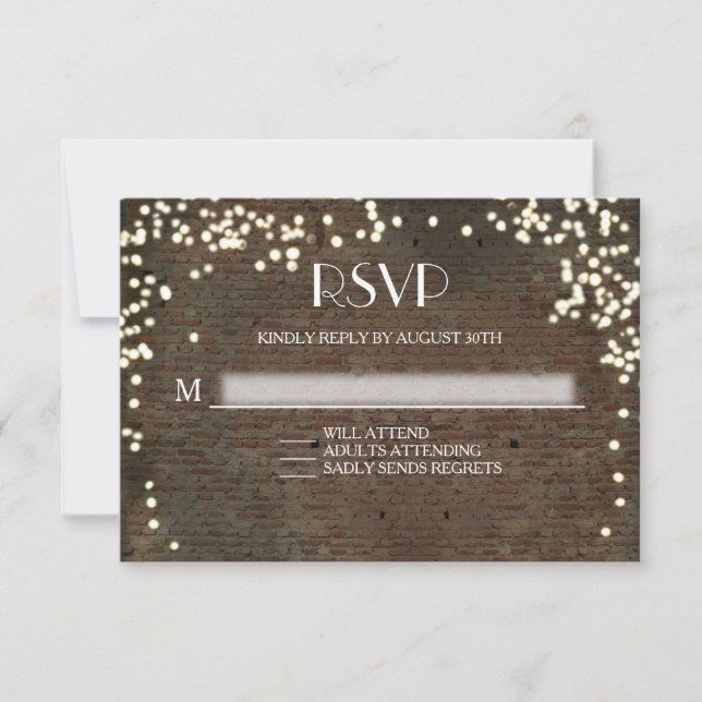 OSA Response Industrial Chic Brick String Ljus (Framsida)