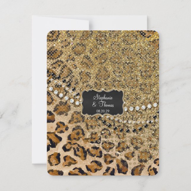 OSA Response Natural Guld Leopard Animal Print (Framsida)