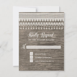 OSA Rustic Vintage Snöre Troden Typography Kort