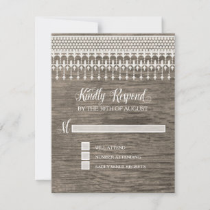 OSA Rustic Vintage Snöre Troden Typography Kort