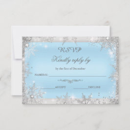 Osa Silver Winter Wonderland Blue Tack Kort