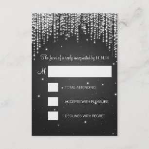 OSA Sweet sixteen Party Nattdyazzle Black Kort