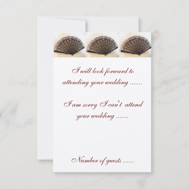 OSA Tapestry & Ro Spanska bröllopsinbjudan (Framsida)