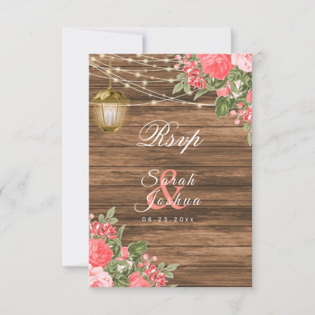 OSA - Trä, deltärningar och korallblommor Kort (Framsida)