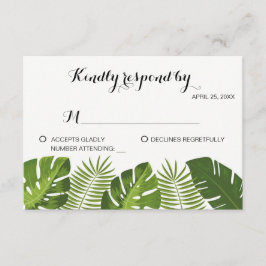OSA Tropical Bröllop-kortmall Kort