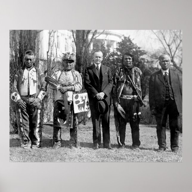 Osage indianer: 1925 poster (Framsidan)