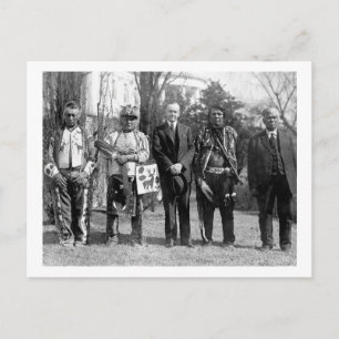 Osage indians, 1925 vykort