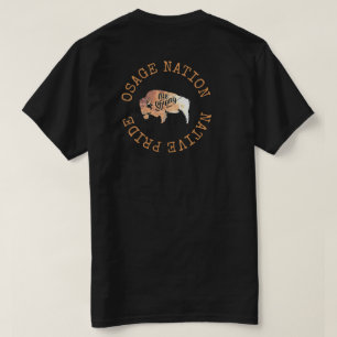 osage nation - indianrörelse t shirt