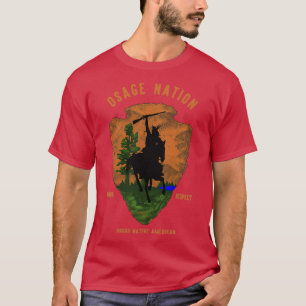 Osage Nation Tribe Native American Honor Respect V T Shirt